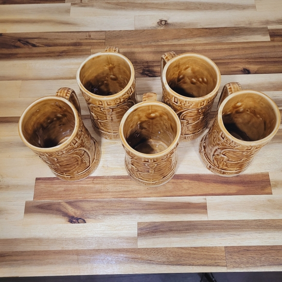 Gesundheit European Stoneware Beer Bar Stein SHENANGO 16oz Mug Ceramic w Handle - Picture 5 of 7